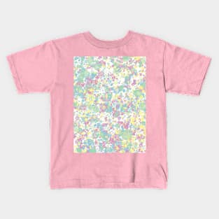 Pale multicolor splat design Kids T-Shirt